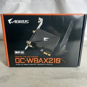 GIGABYTE WiFi 6E GC-WBAX210 (2x2 802.11ax/ Tri-Band WiFi/Bluetooth 5.2/ PCIe Exp